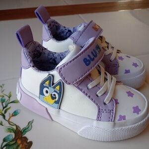 Bluey💙 Bingo🧡 Girls Strap Sneakers